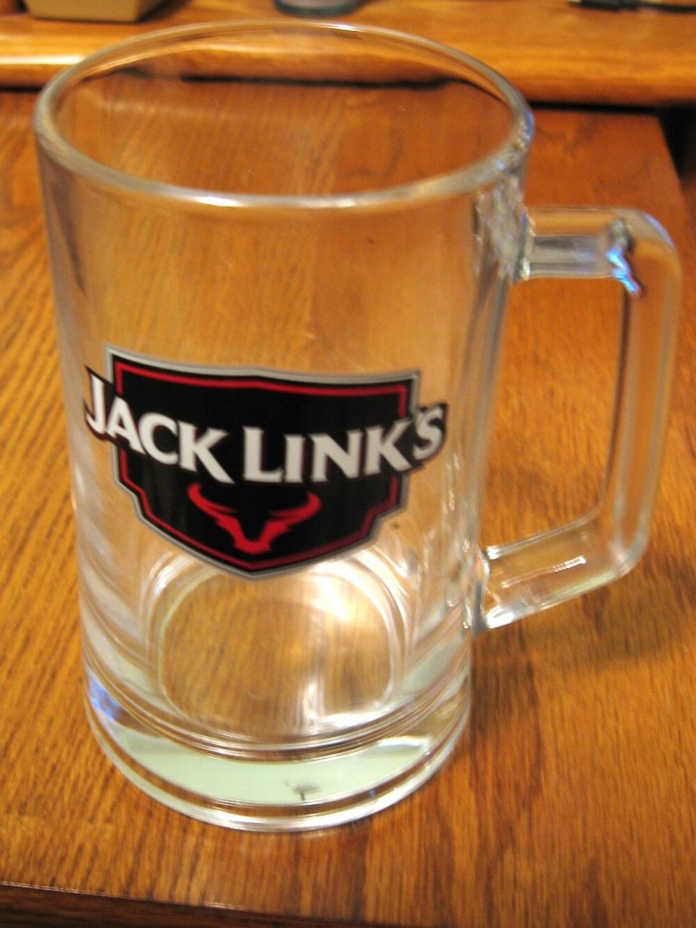 Jack Links glass mug